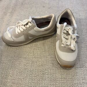 LOFT White and Gray Women's Sneakers